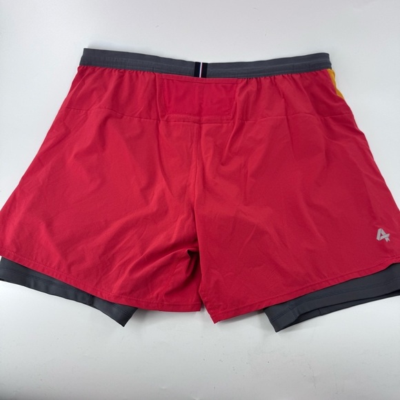 FourLaps Command Shorts Pinot Radiant Yellow Moonlight Layered Built in.Size XXL - Picture 4 of 11